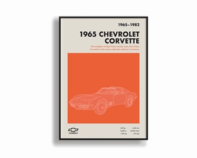 Chevrolet Corvette 01modern abstract painting decor