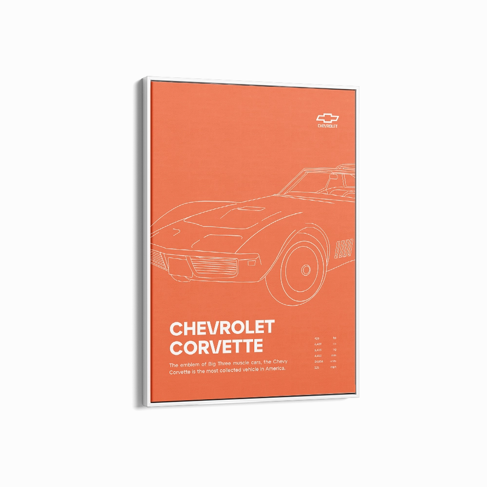 Chevrolet Corvette 02 Orange