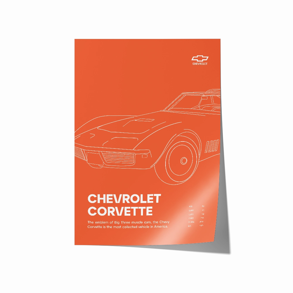 Chevrolet Corvette 02 Orange