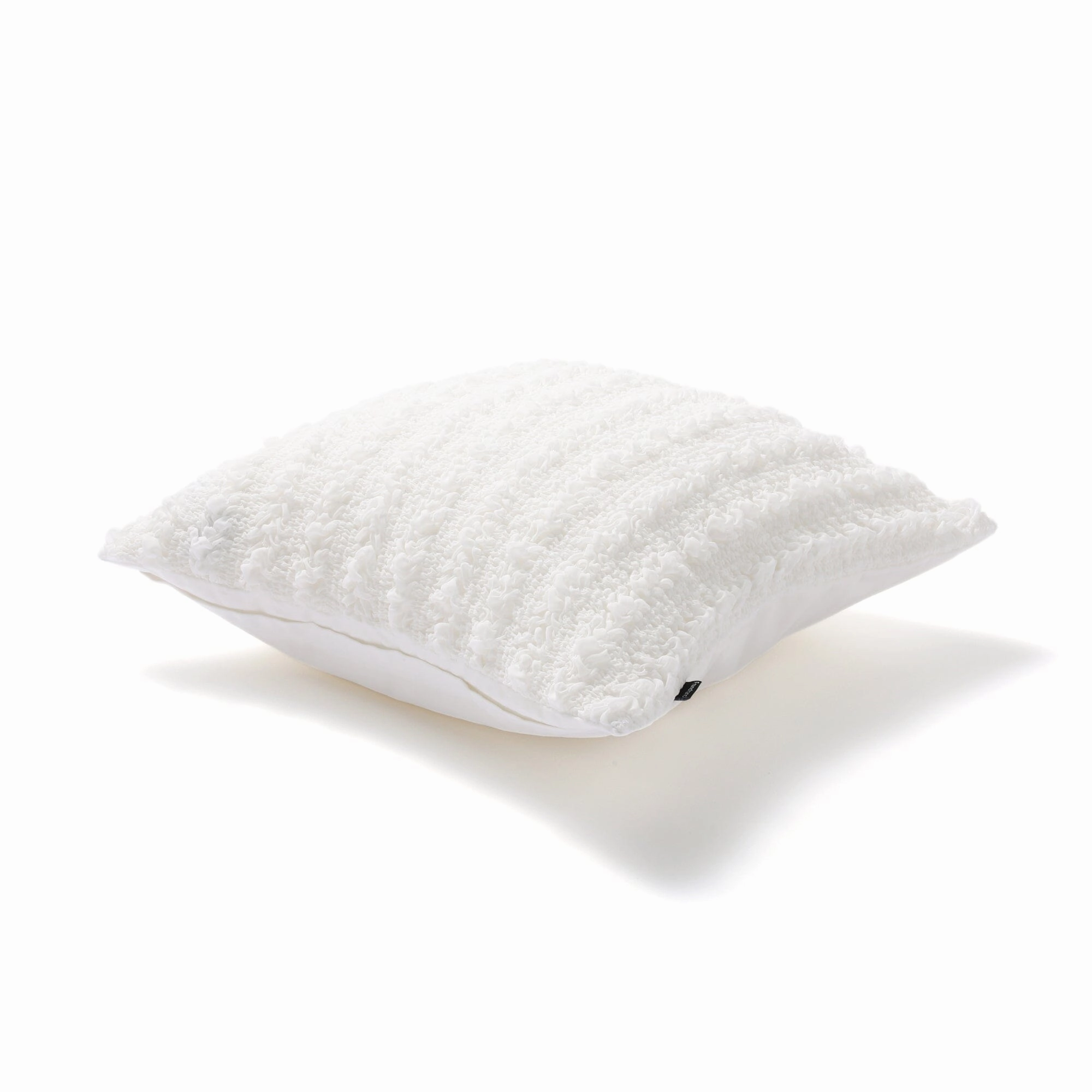Chiffon Gather Cushion Cover 450 X 450 White