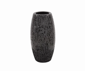 Chisled Black Small Vasehome decoration ,modern home decor 