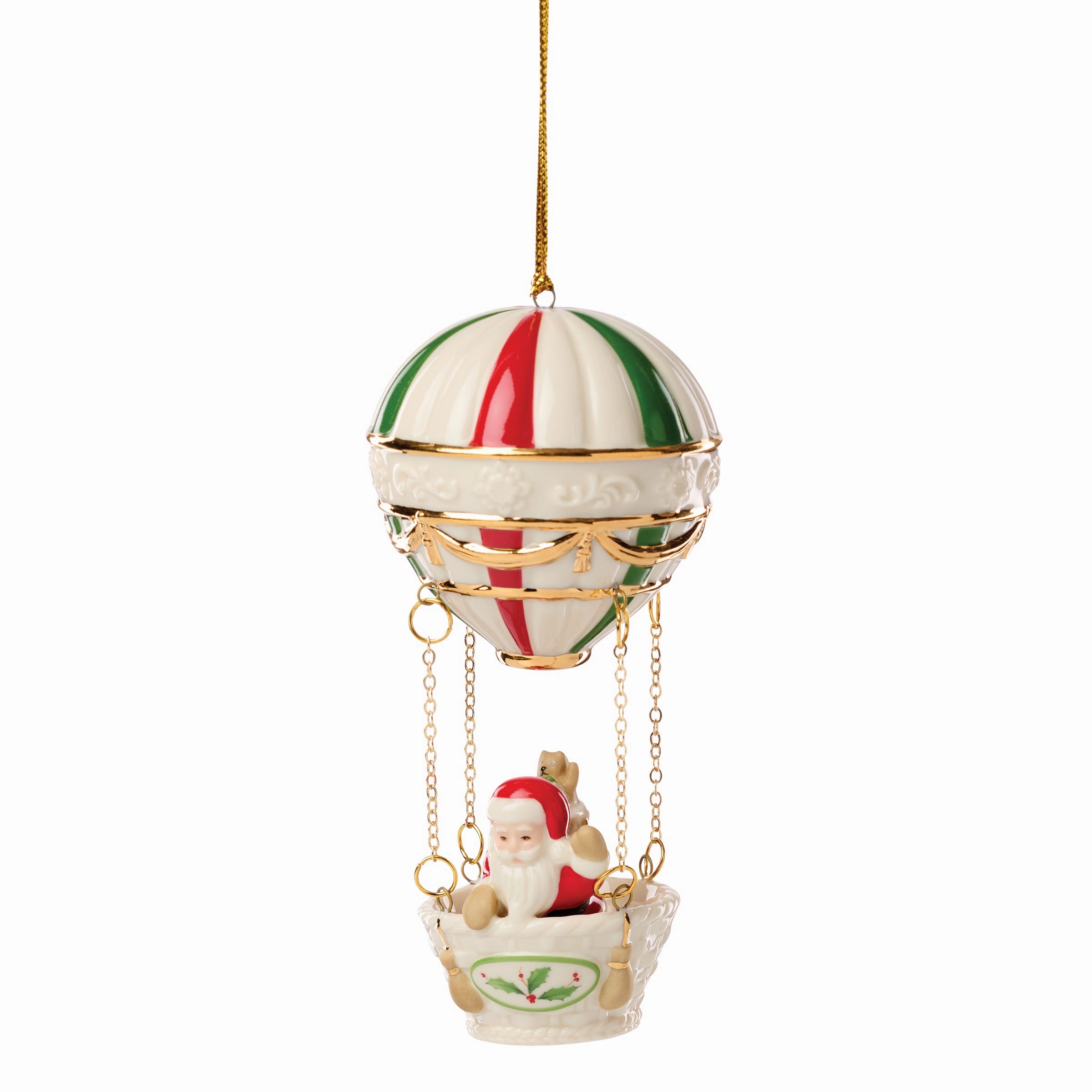Christmas Hot Air Balloon Ornament