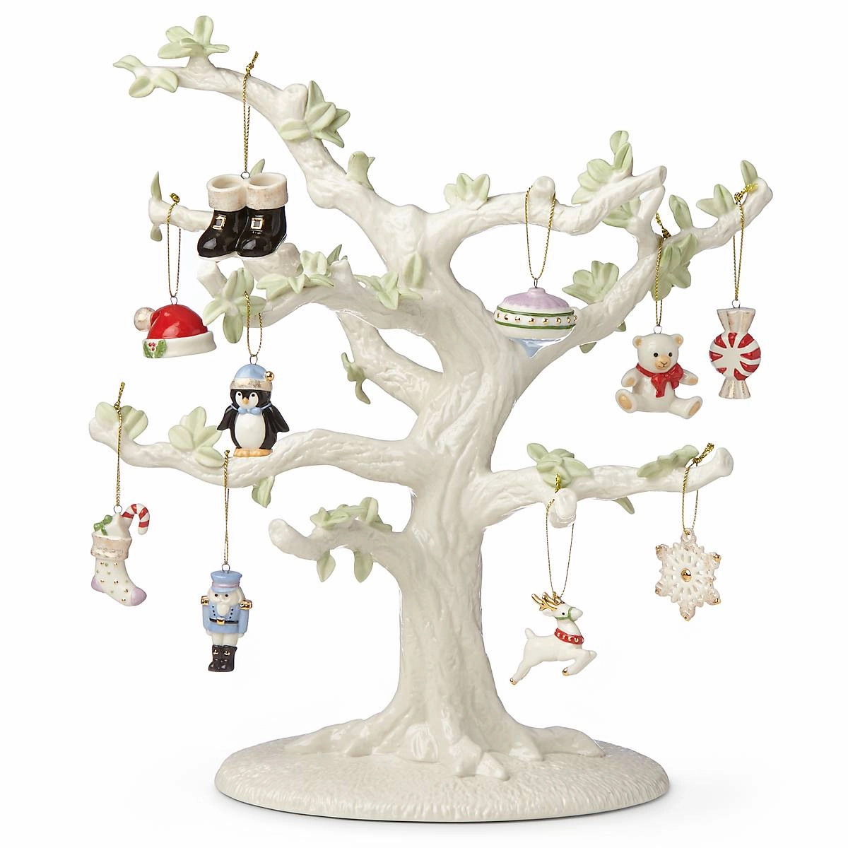Christmas Memories 11-Piece Ornament & Tree Set