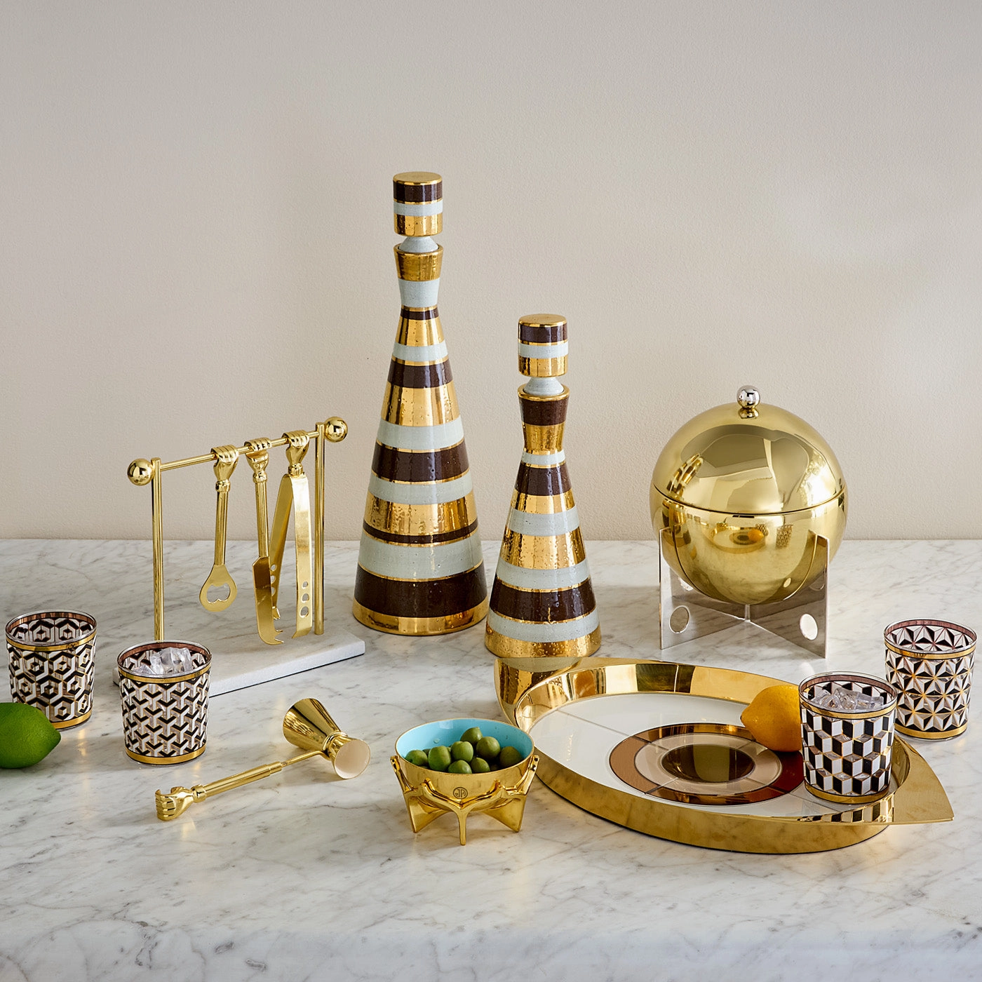 Chroma Bronze Decanters