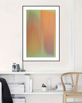 Chromatic Echoes 3D Abstract Oil Paintingnordic style wall decor