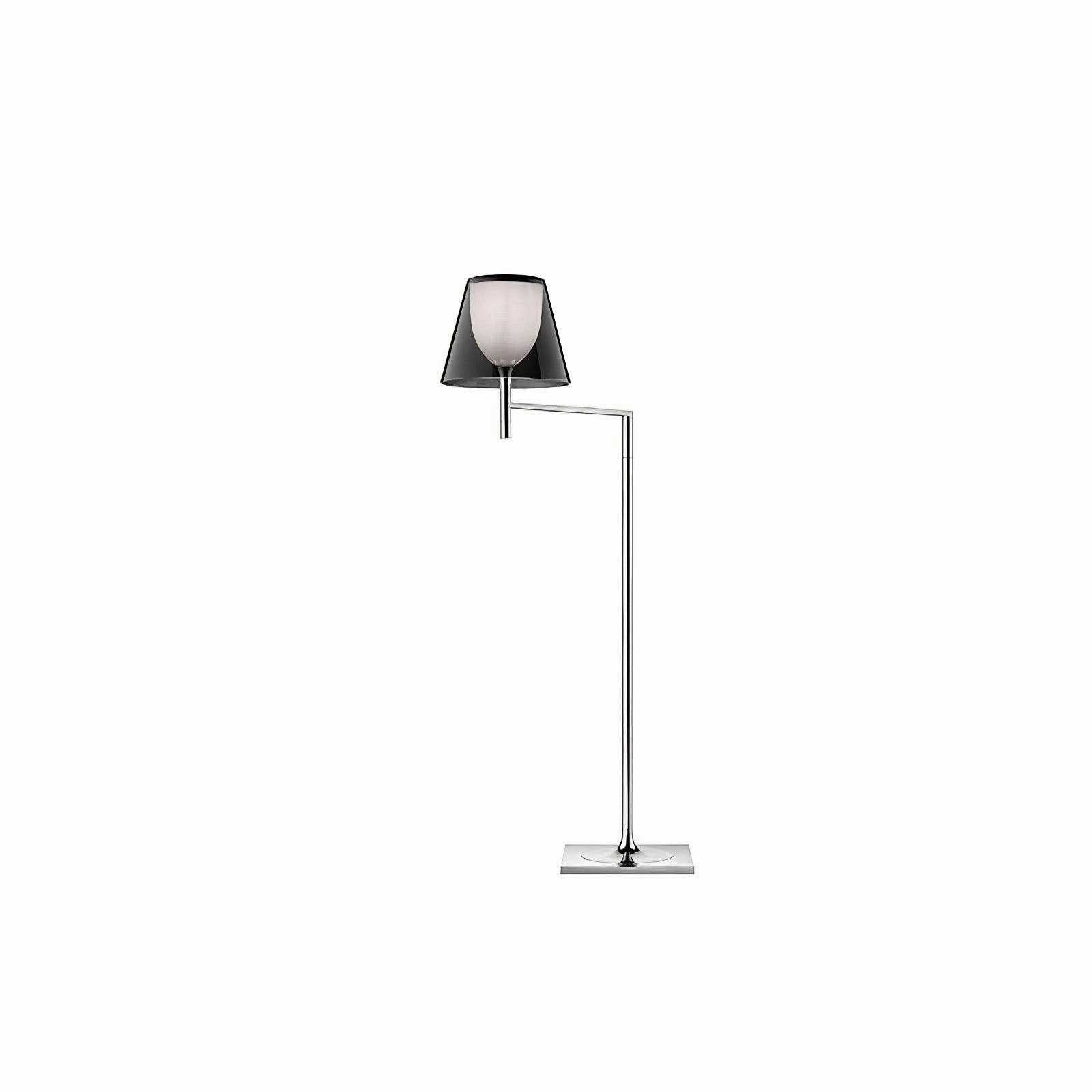 Chrome Prism Bending Floor Light