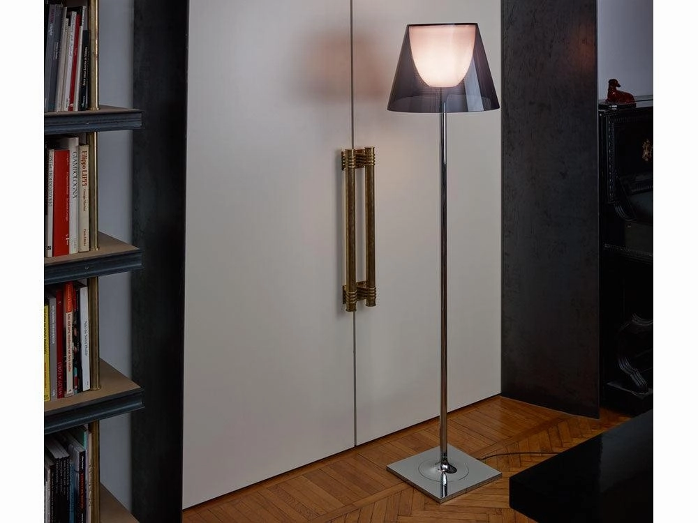 Chrome Prism Floor Lamp