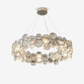 Chrome Round Crystal ChandelierScandinavian pendant light ,modern chandelier 