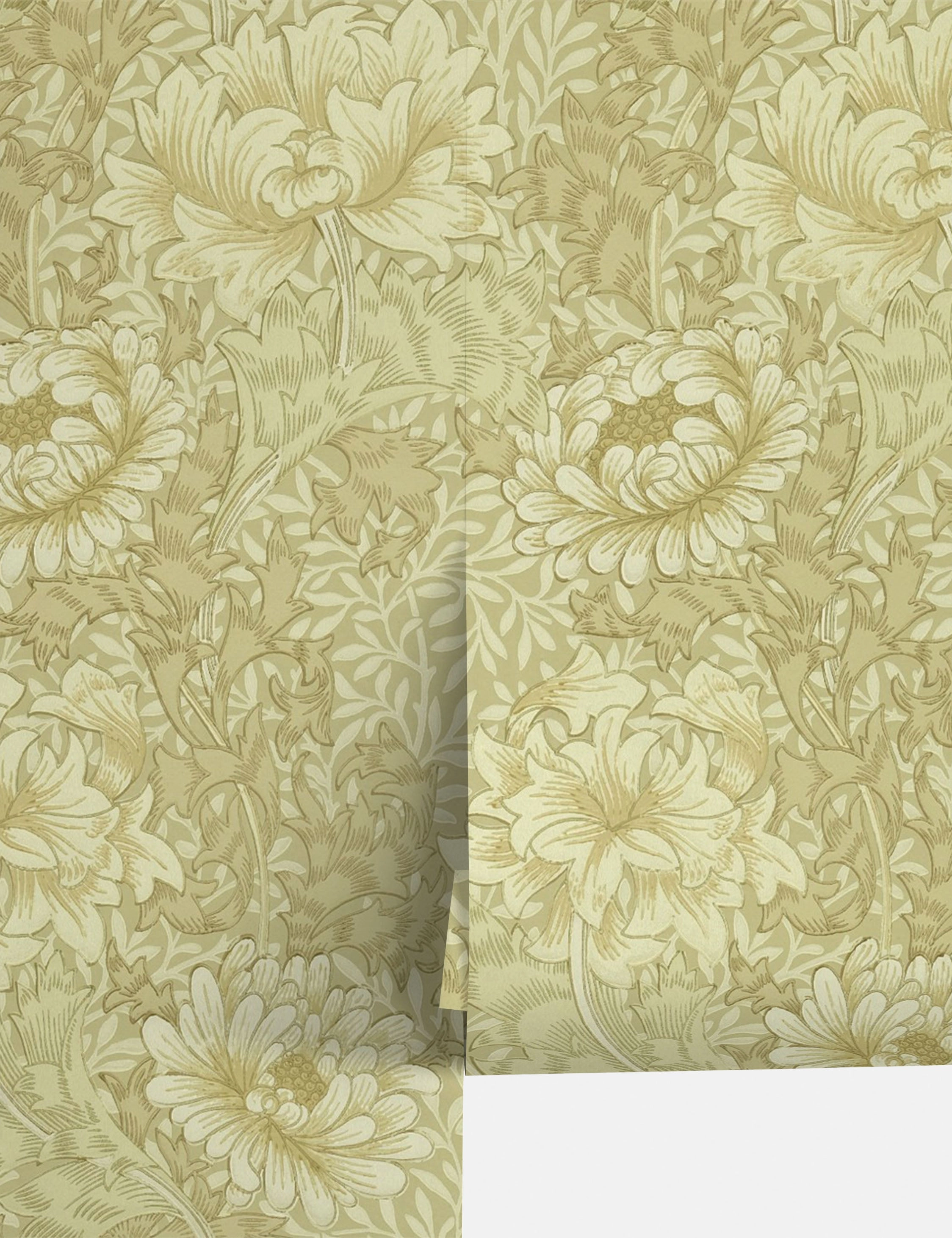 Chrysanthemum Wallpaper by Morris & Co.nordic style wall decor