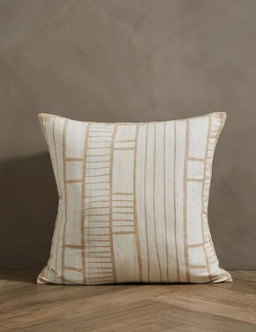 Chute Silk Pillow, Natural by Hadiya Williamsbedding sets ,throw blankets 