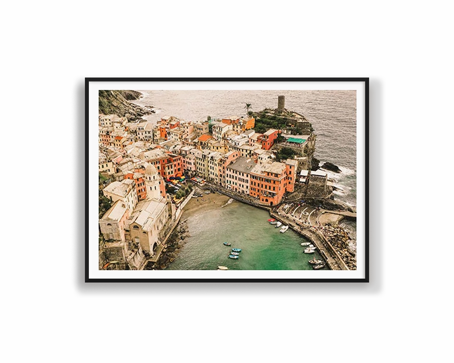Cinque Terre, Birds Eye Viewnordic style wall decor