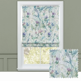 Cirsium Printed Cotton Made to Measure Roman Blinds Damsonhome decor ,wall decor 
