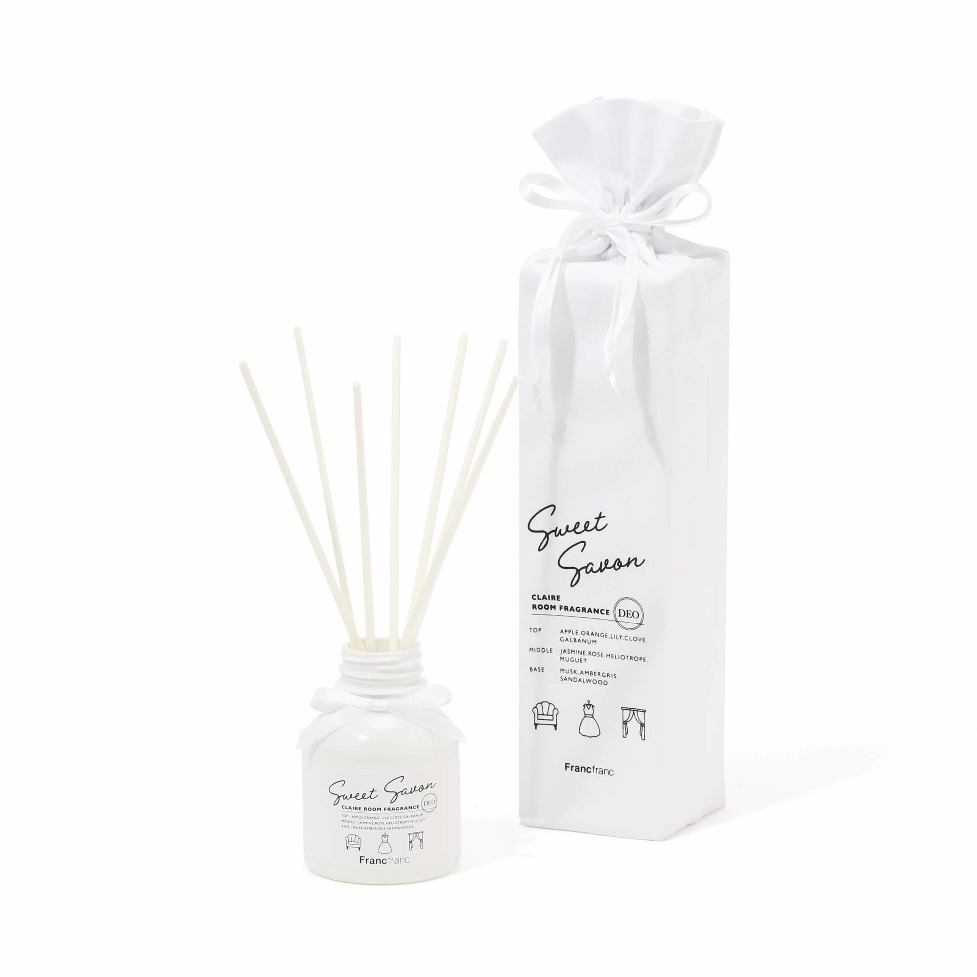 Claire Diffuser Whitedecorative vase ,Modern Ceramic Vase for Home Decoration 