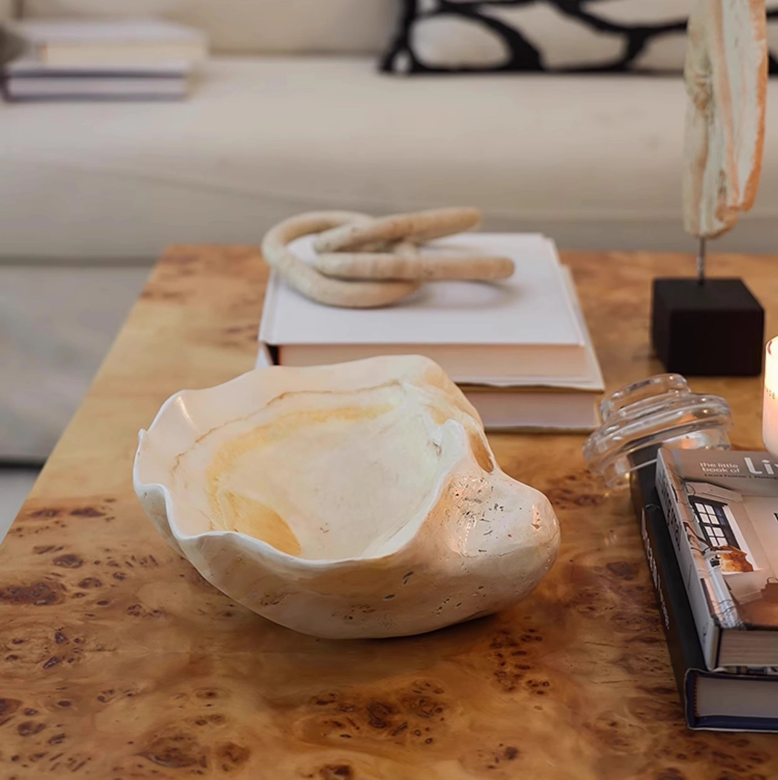 Clam Shell Fruit Bowl