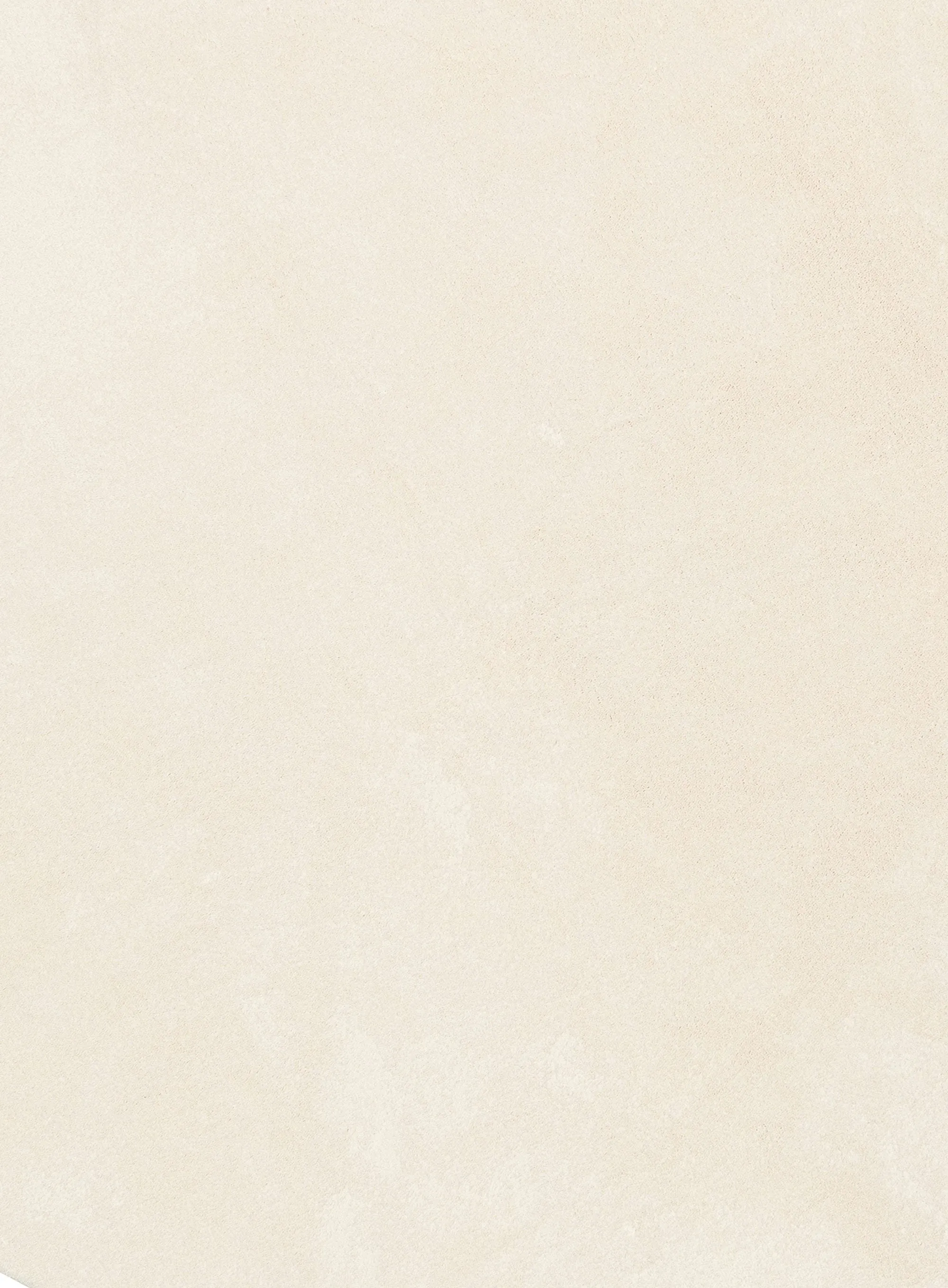 Clara Neutral Cream Irregular Round Washable Rug