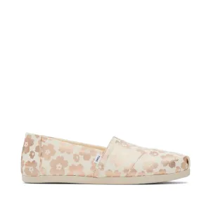 Classic Alpargata Beige Ojai Floral Foil