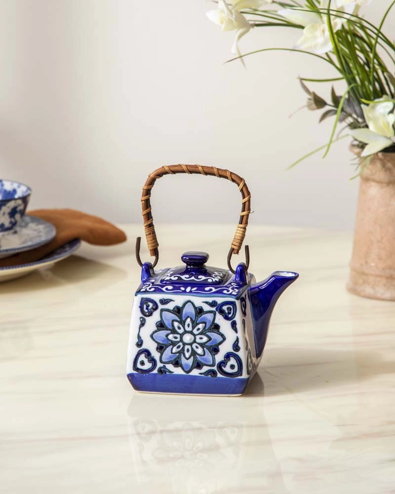 Classic Blue & White Teapot