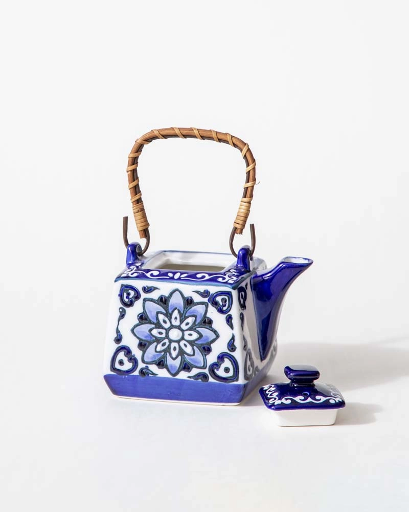 Classic Blue & White Teapot
