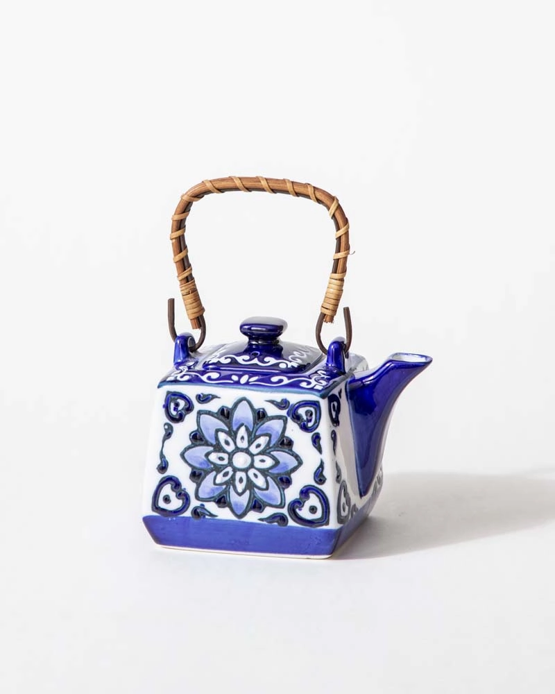 Classic Blue & White Teapot