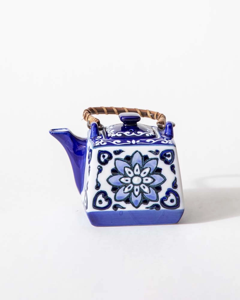 Classic Blue & White Teapot