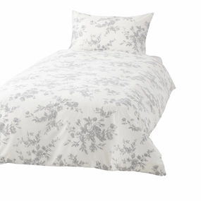Classic Flower Comforter Case Double Graybedding sets ,throw blankets 