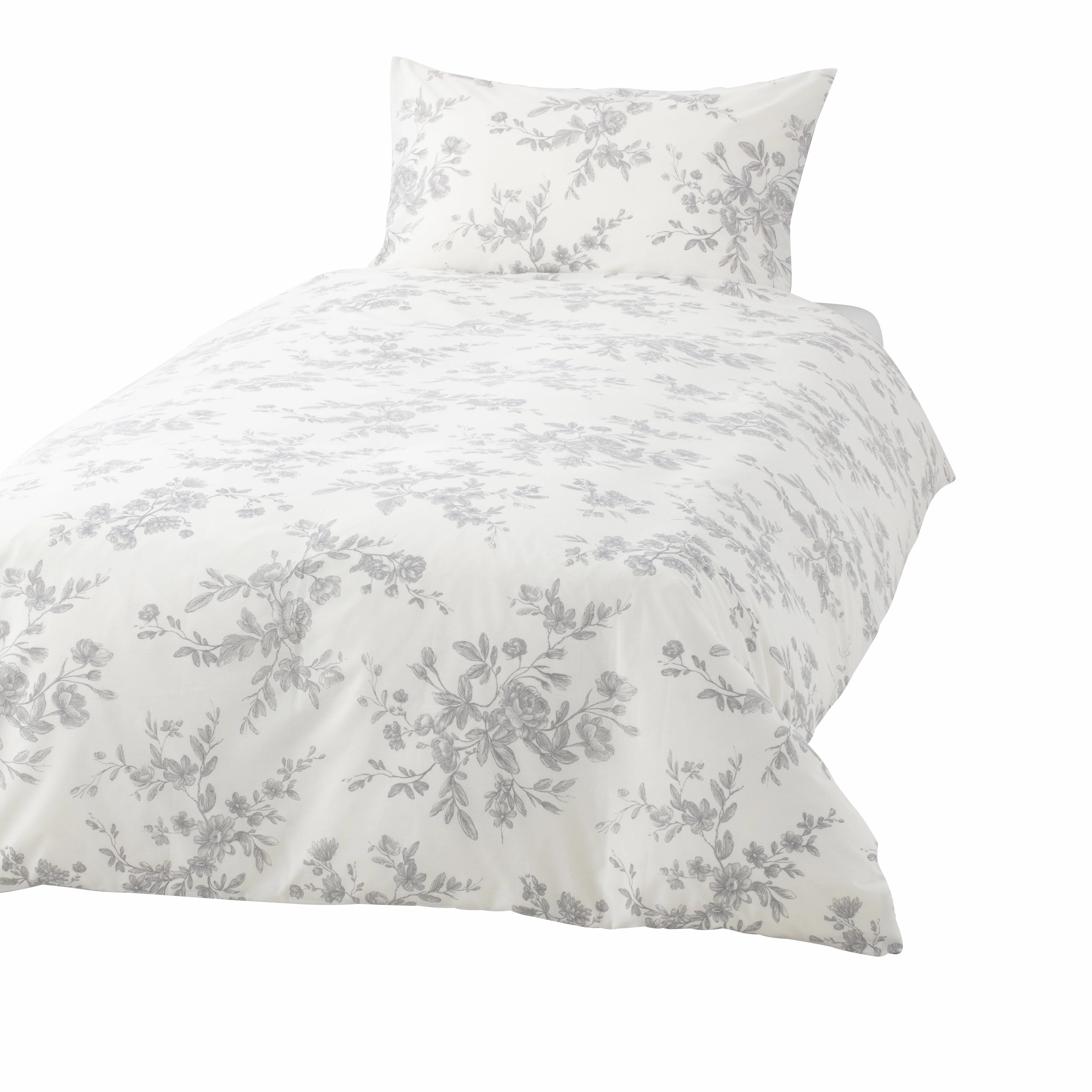 Classic Flower Comforter Case Double Graybedding sets ,throw blankets 