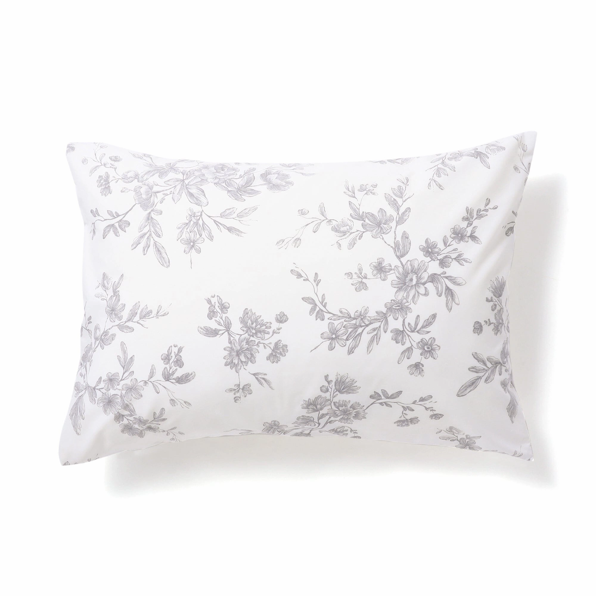 Classic Flower Pillow Case 500 X 700 Graybedding sets ,throw blankets 