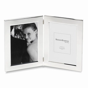 Classic Silverplate 5" x 7" Double Photo Framehome decor ,wall decor 