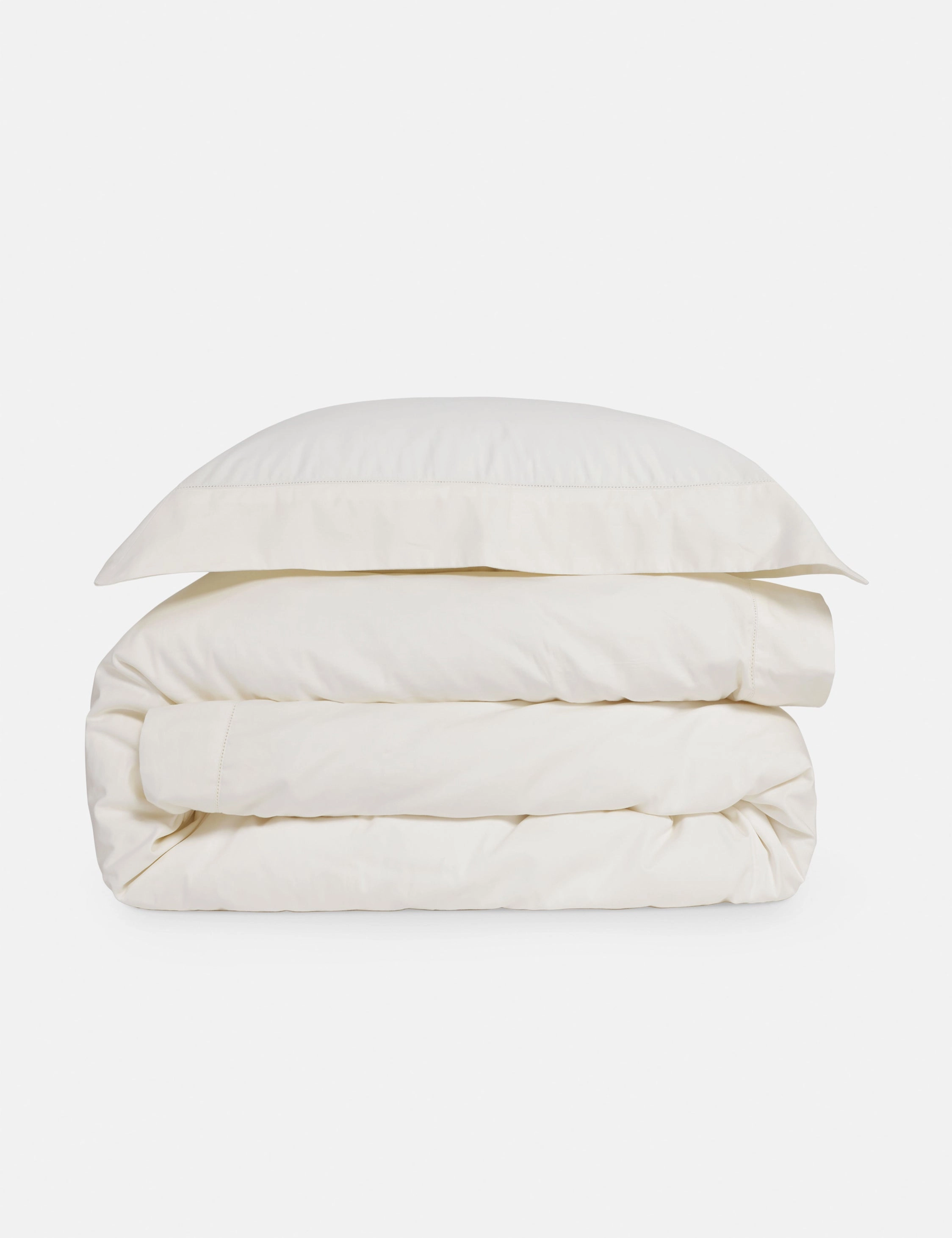 Classico Hemstitch Cotton Sateen Duvet Set by Pom Pom at Home