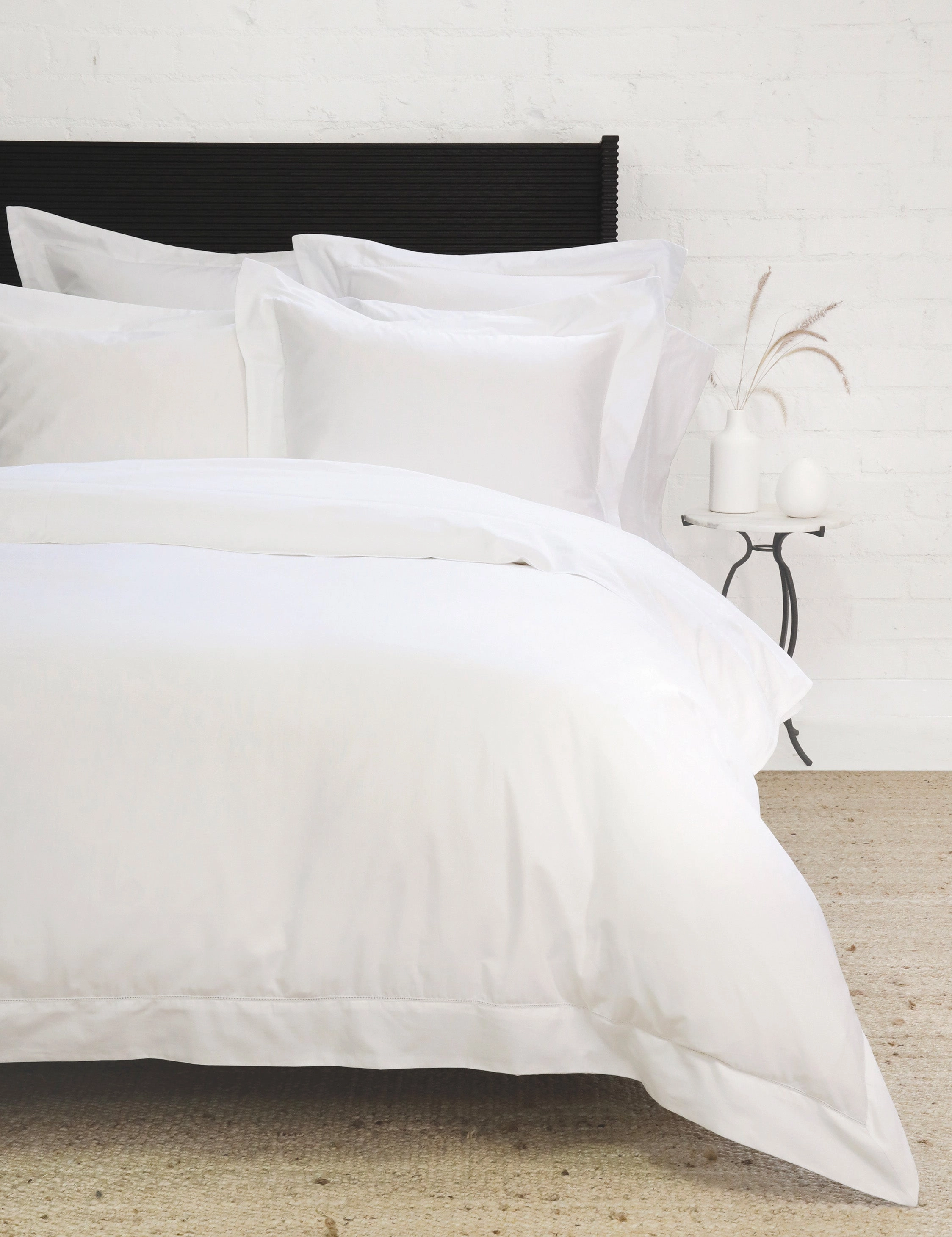 Classico Hemstitch Cotton Sateen Sham by Pom Pom at Home