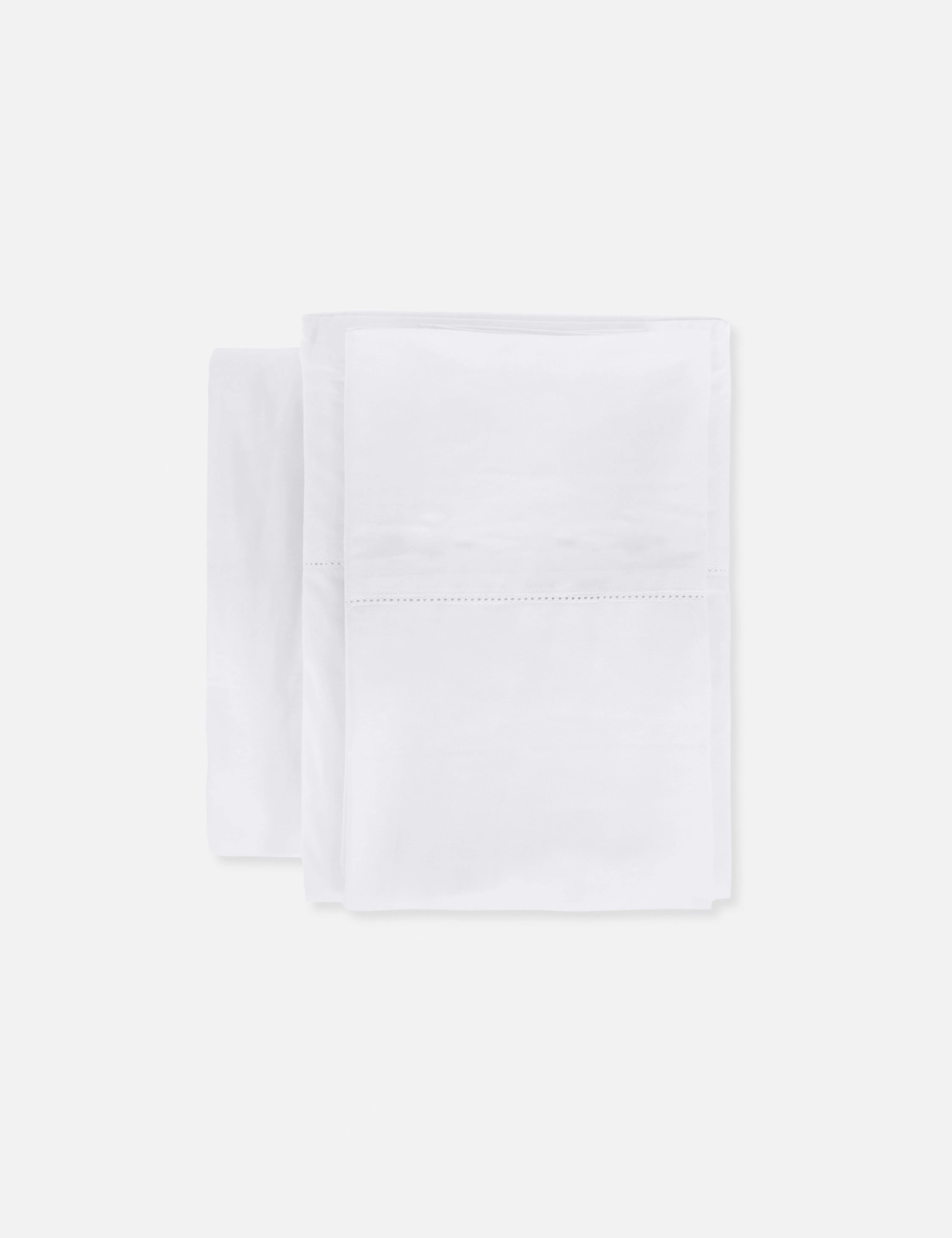 Classico Hemstitch Cotton Sateen Sheet Set by Pom Pom at Home