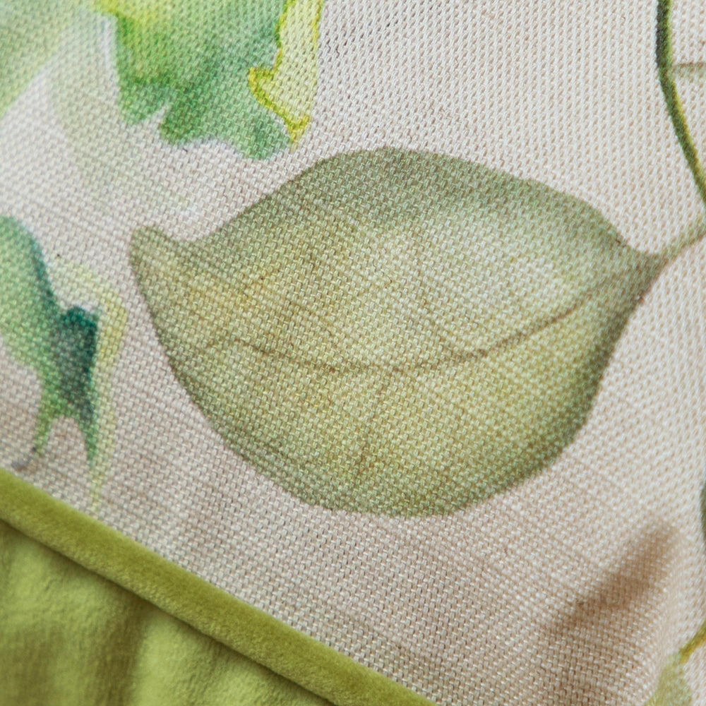 Claudia Printed Piped Cushion Sand