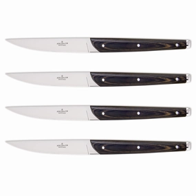 Clevedon Pakkawood  Steak Knives Set of 4modern kitchen decor ,kitchen dinner set ,dinnerware 