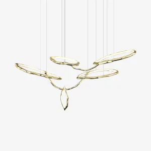 Cloud Rings Series Brass Chandelierrustic chandelier,bedroom chandelier 