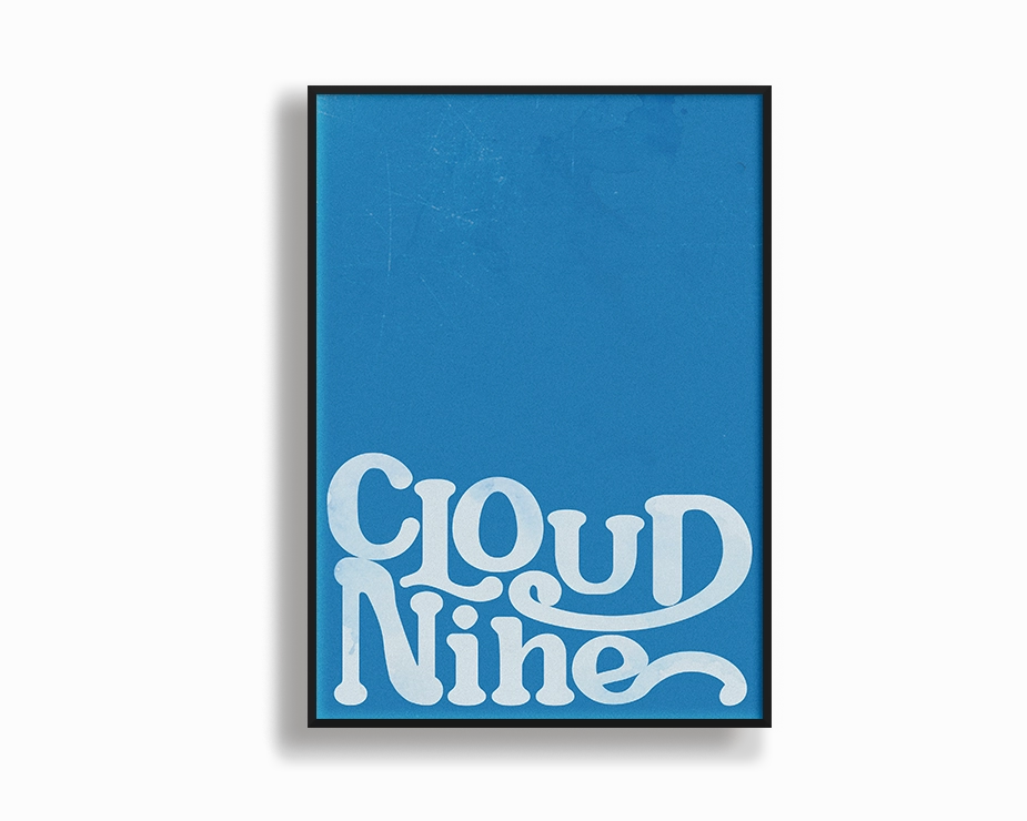 Cloud Nine Portraitmodern abstract painting decor