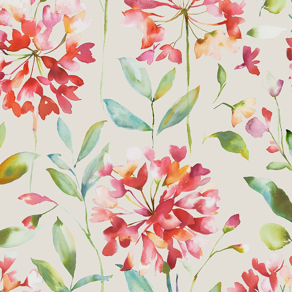 Clovelly Printed Made to Measure Curtains Russett