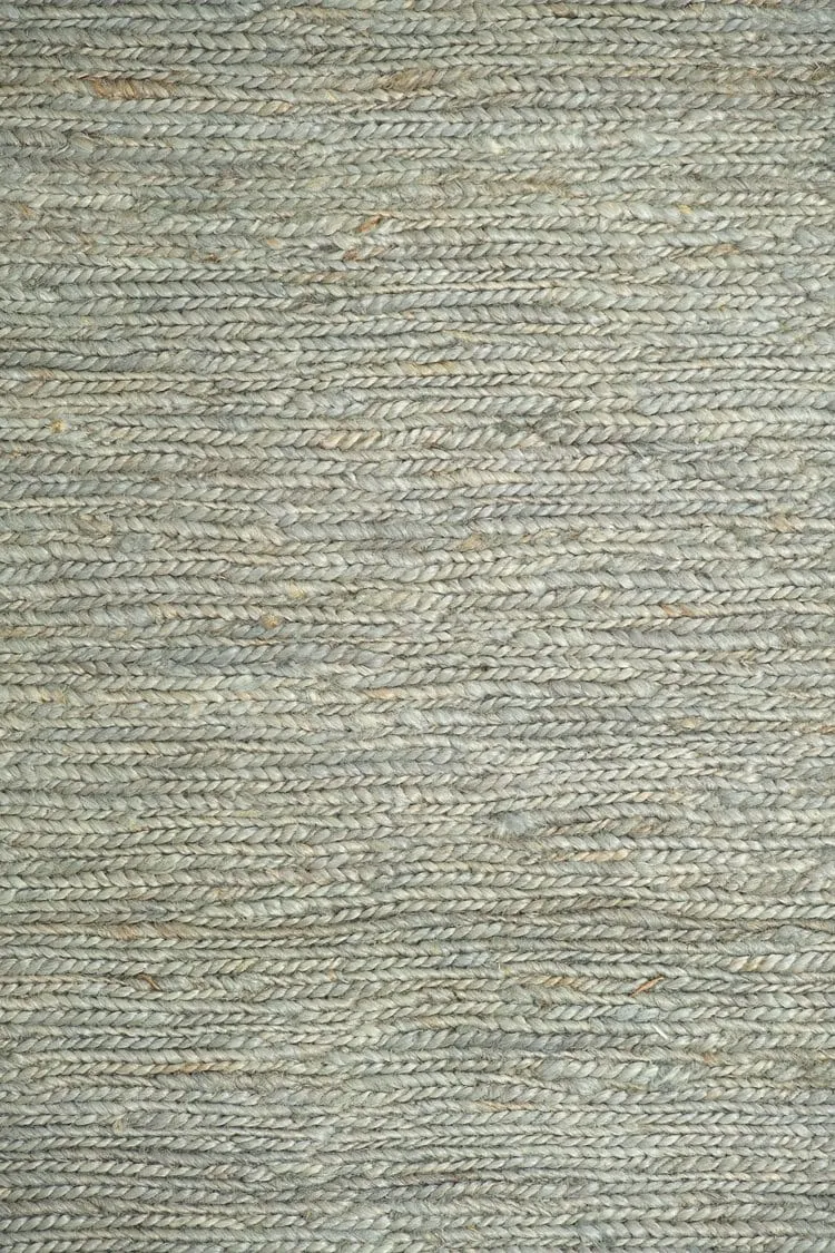 Clover Brown And Green Braided Jute Runner Rug