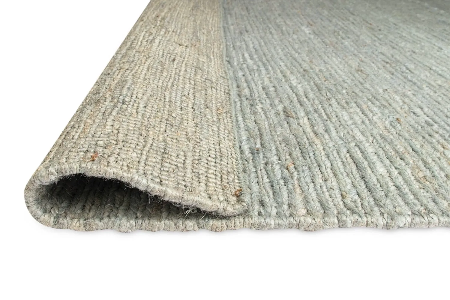 Clover Brown And Green Braided Jute Runner Rug