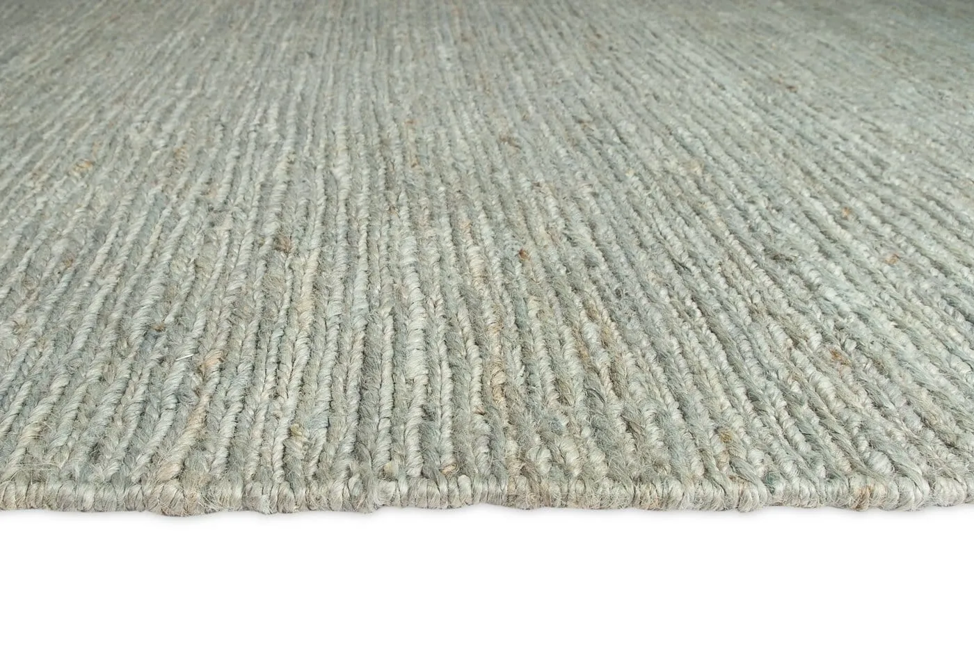 Clover Brown And Green Braided Jute Runner Rug