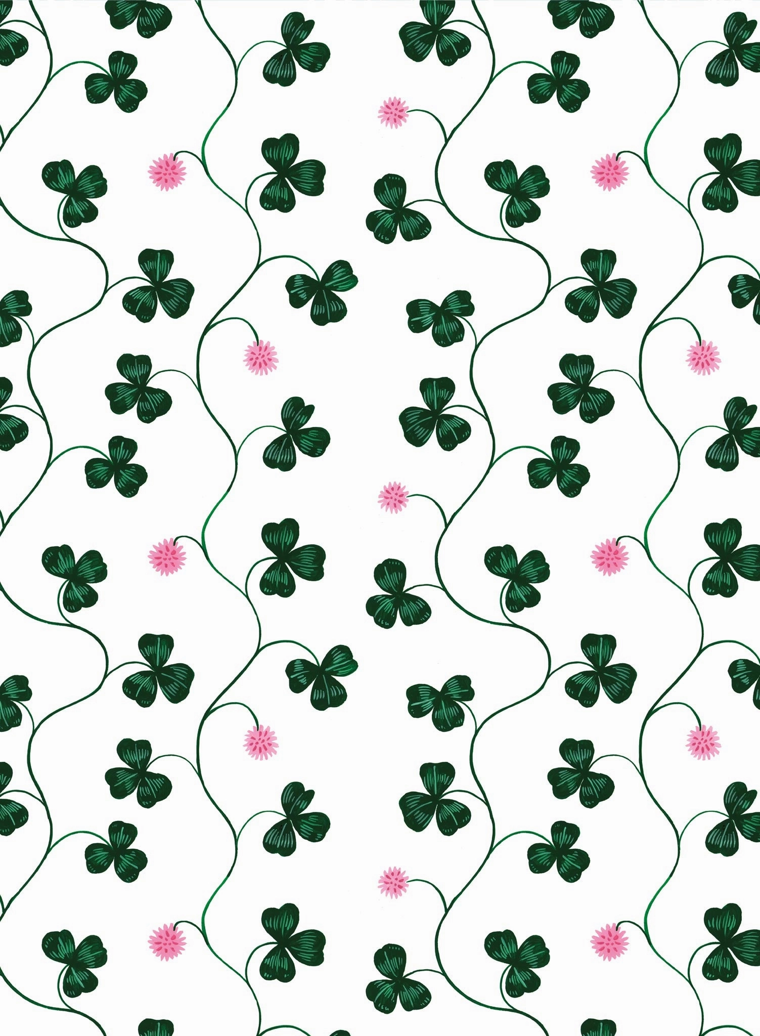 Clover Power, Wallpapernordic minimalist wallpaper