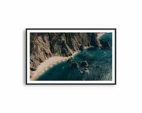Coastal Aerialmodern abstract painting decor