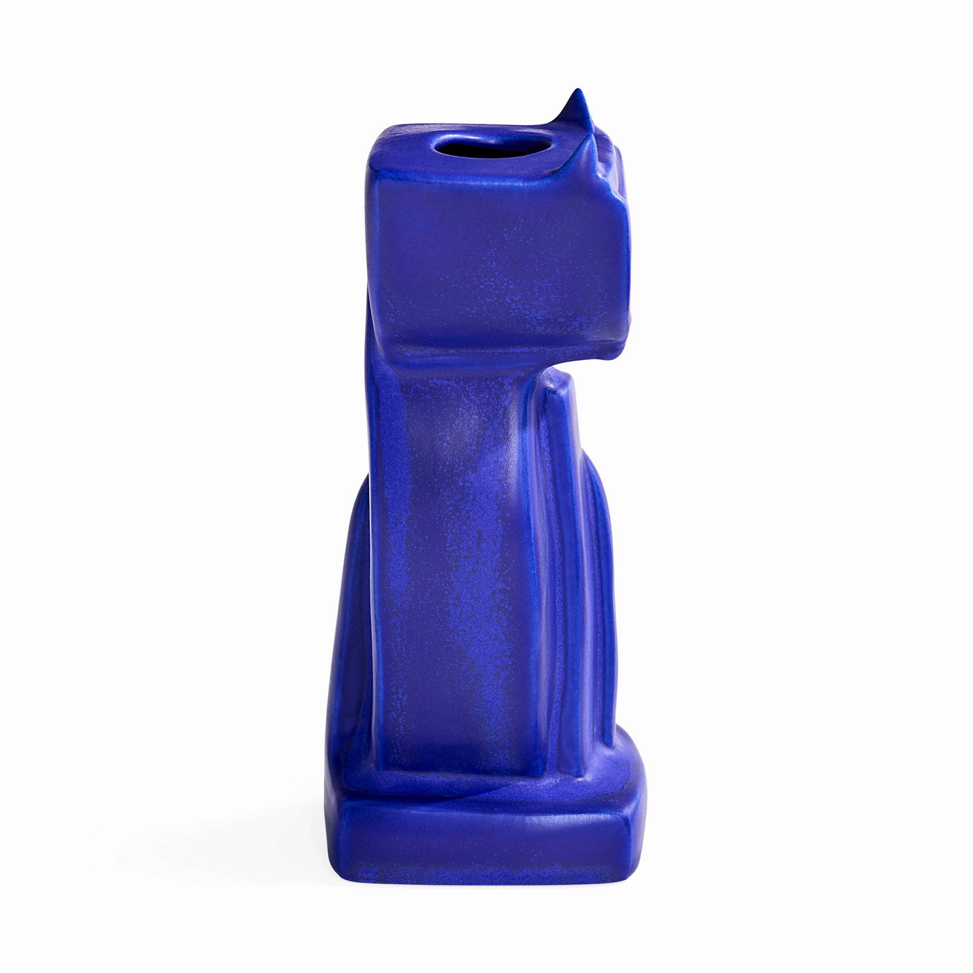 Cobalt Cat Vase