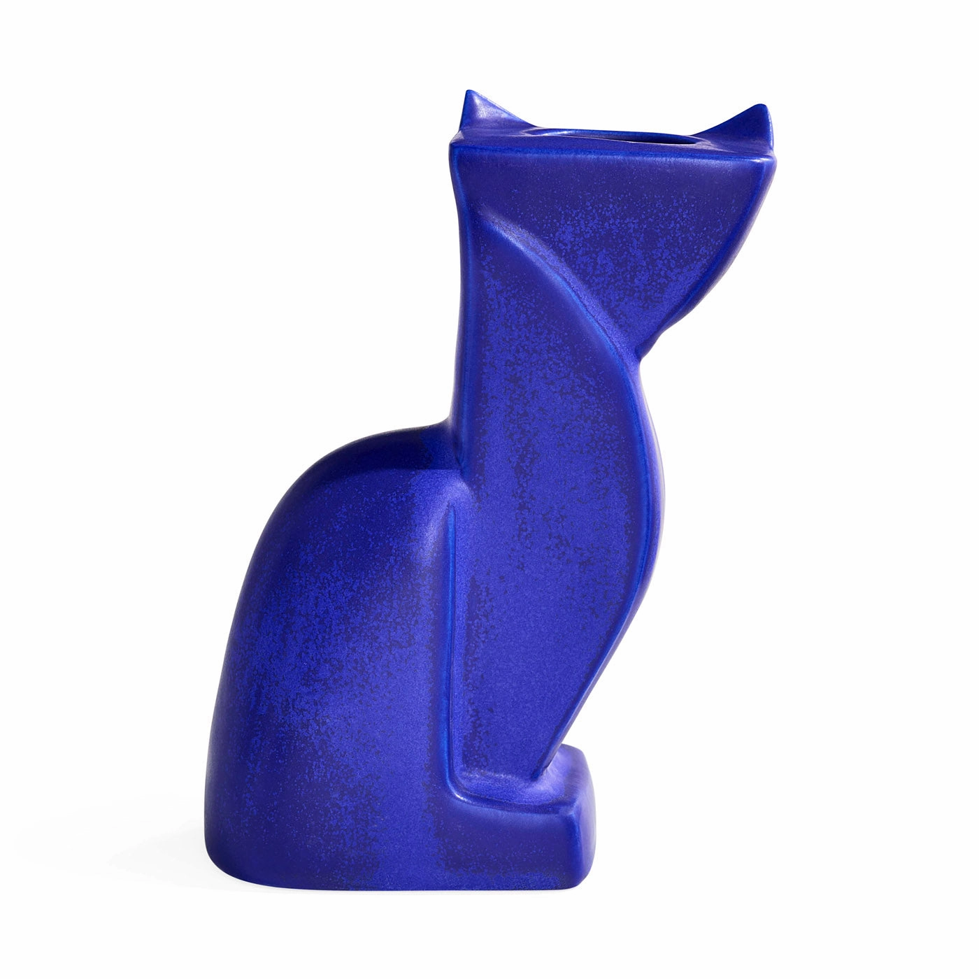 Cobalt Cat Vase