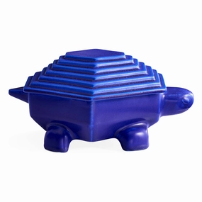 Cobalt Turtle Boxdecorative storage box ,stackable storage box 