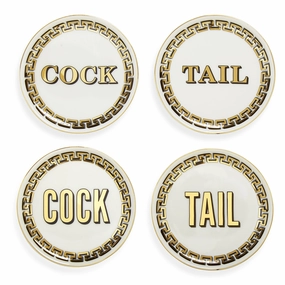 Cock/Tail Coastershandmade ceramic dinnerware set