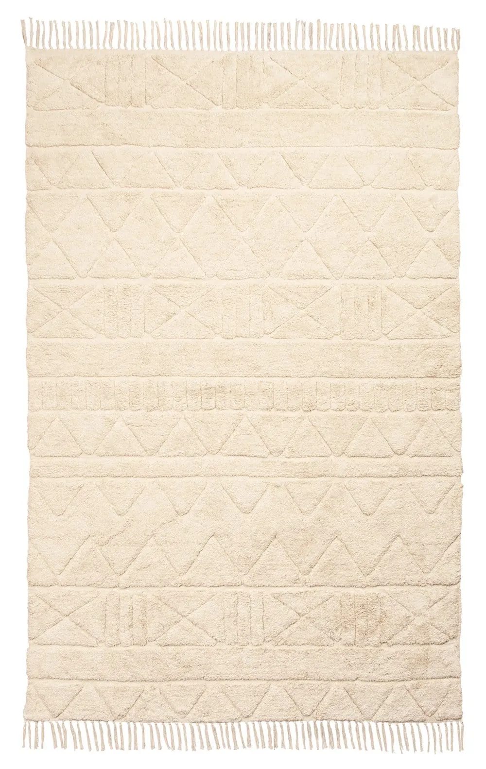 Coco Ivory Tribal Textured Washable Shag Rugmodern color block patchwork rug