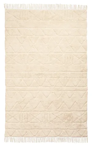 Coco Ivory Tribal Textured Washable Shag Rugmodern color block patchwork rug