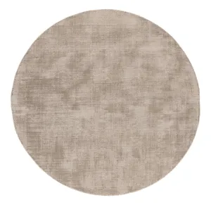 Codie Beige Handwoven PET Round Rugmodern color block patchwork rug