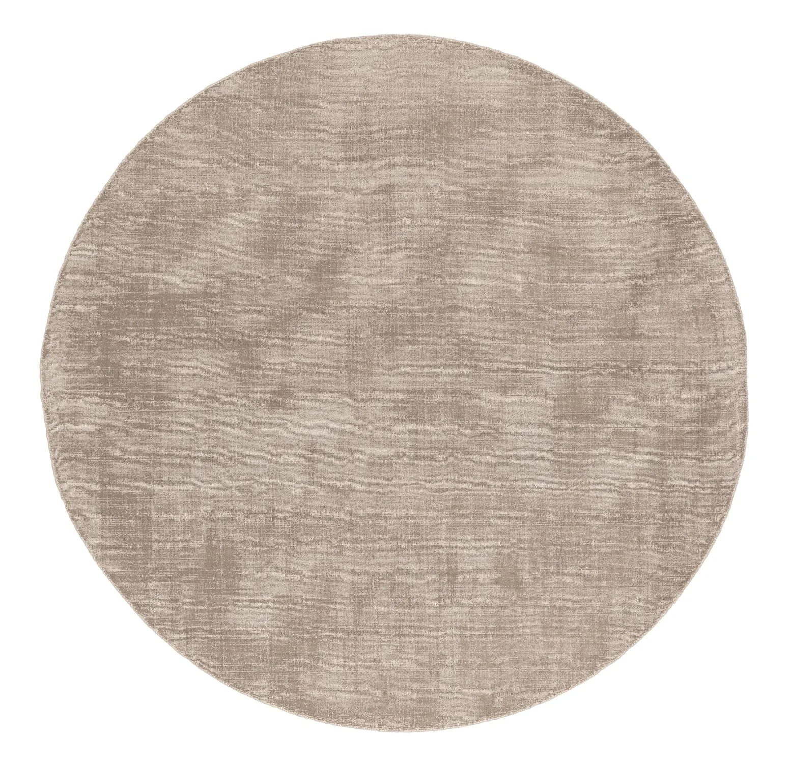 Codie Beige Handwoven PET Round Rugmodern color block patchwork rug