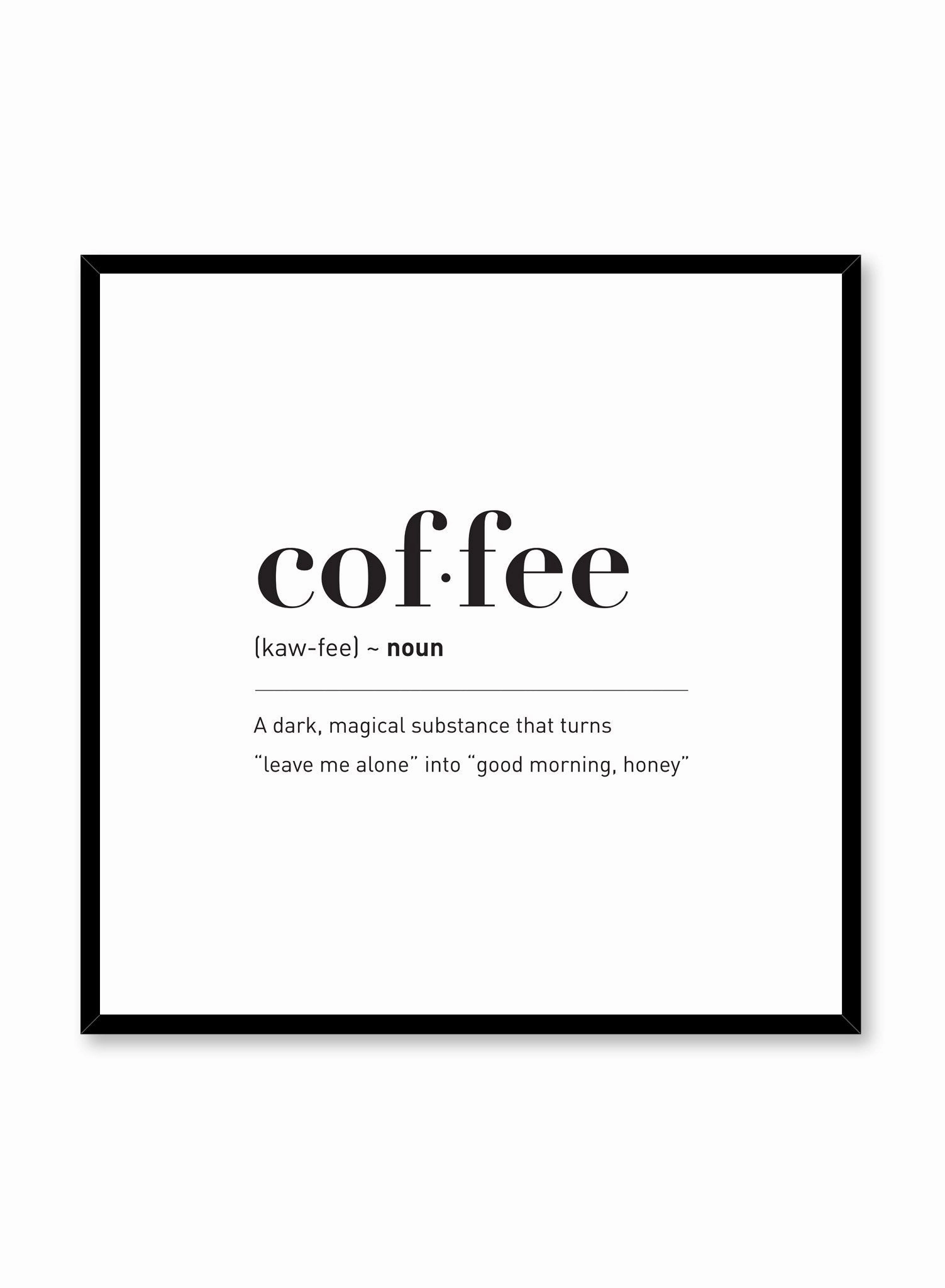 Coffee, Poster